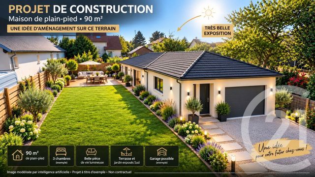 terrain à vendre - 445.0 m2 - CONCHES EN OUCHE - 27 - HAUTE-NORMANDIE - Century 21 Harmony